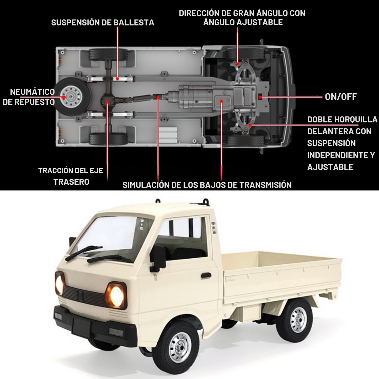 Mini Camión Control Remoto